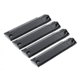 thumbnail image 1 of GrillSpot Adjustable 4-Piece Porcelain Steel Heat Tent Set, 1 of 3