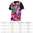 thumbnail image 2 of Demon Slayer Shirts Men's Short Sleeve Printed T-Shirt Graphic Comfortable Tee Tops Summer Blouse 2XL, 2 of 5