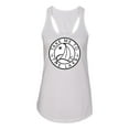 thumbnail image 2 of Wild Bobby, Take Me To The Lake, Women Racerback Tank Top, White, X-Large, 2 of 4