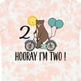 thumbnail image 4 of Inktastic 2nd Birthday Bear on Bicycle 2 Year Old Boys or Girls Toddler T-Shirt, 4 of 5