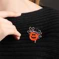 thumbnail image 7 of Cute Pumpkin Brooch Pin for Women, Halloween Decorations Jewelry Accessory, Enamel Lapel Pin for Thanksgiving Festival, Holiday Gift for Bag Hat Suit Scarf, 7 of 7