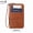 Light Brown, variant on New RFID anti-magnetic wallet with zipper, passport bag, document bag, ticket storage bag, multifunctional passport wallet