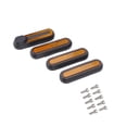thumbnail image 2 of 4 Uds. Cubierta para bujes de rueda de patinete eléctrico, unidad segura, instalación fácil, accesorios para patinete eléctrico para Xiaomi M365Yellow, 2 of 10