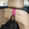 thumbnail image 2 of Back Seat Hanger Organizer for Rear Headrest Sturdy Universal Vehicle Storage Hook, 2 of 5
