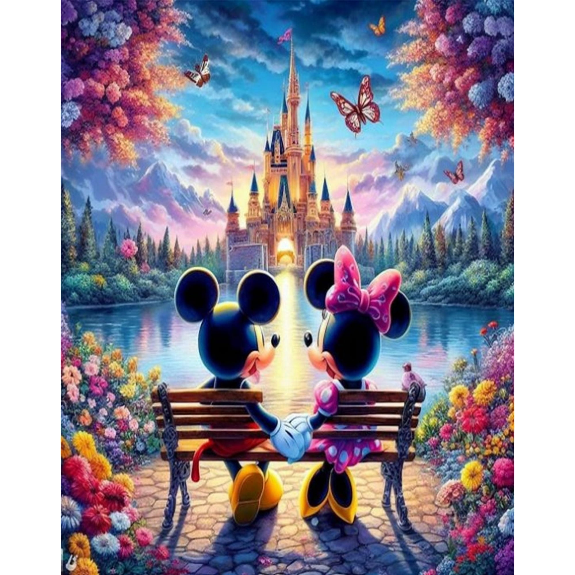 Diamond Art Painting Kits for Adults Diamond Dots Paintings, DIY 5D Paint with Diamonds Pictures Gem Art Painting Kits DIY Adult Crafts 12"x16"
