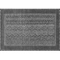 thumbnail image 1 of Ahgly Company Indoor Rectangle Abstract Gray Modern Area Rugs, 2' x 4', 1 of 4
