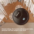 thumbnail image 5 of Low Noise 1200PA Smart Floor Robotic Vacuum Cleaner Mop Sweeper Self Navigate Dust Cleaner Robot Cleaner Rechargeable Mini Cleaning Machine for Home Cleaning Black/White/Red, 5 of 5