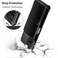 thumbnail image 5 of for Galaxy A22 Case Wallet Cover 4-Card Credit Card Holder ID Slot Scratch Resistant Dual Layer Hybrid Protective Hard Shell Rugged TPU Bumper Armor Case for Samsung Galaxy A22 5G Black, 5 of 7