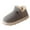 Grey, variant on Daznico Men's Thick Sole Slippers Non- Indoor Outdoor House Shoes Closed-Toe Plush Lined Warm Comfortable for Home,Color:Khaki,Sizeï¼9