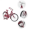 thumbnail image 3 of Cycling Lovers Collection Bike Model 1/10 Scale Alloy Simulate Riding Bike Ornament Vintage Bike Cycle Model for Kids Boys Office Ornament Home Decoration Gift 1/10 Scale Bike Model, 3 of 5