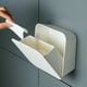 thumbnail image 4 of Caja de almacenamiento de baño para pared, sin perforaciones, para inodoro, hisopos y cosméticos., 4 of 7