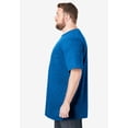 thumbnail image 3 of KingSize Men's Big & Tall Shrink-Less Lightweight Longer-Length Crewneck Pocket T-Shirt, 3 of 6