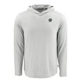 thumbnail image 2 of Men's Cutter & Buck Gray New York Yankees Coastline Epic Comfort Eco Recycled Hoodie T-Shirt, 2 of 3