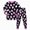 Purple, variant on TOWED22 Kids Halloween Pajamas Pumpkin Ghost Print Cotton Sleepwear Toddler Girls Boys Skeleton Skull Halloween Pjs Sets(Watermelon Red,3-4 Y)