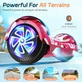 thumbnail image 6 of UNI-SUN Hoverboard, 6.5" Self Balancing Hoverboard with Bluetooth and LED Lights, 6 of 7