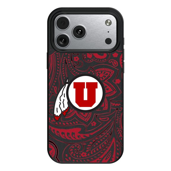 Keyscaper Utah Utes Paisley iPhone Magnetic Bump Case