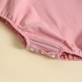 thumbnail image 6 of Newborn Baby Sweatshirt Long Sleeve Crewneck Letter Embroidery Romper Infant Boys Girls Spring Fall Soft Onesie Outfits Pink 6-9 Months, 6 of 7
