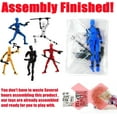 thumbnail image 3 of 2025 New Assembly Completed-Titan 13 Action Figure,Dummy Robot 13 Action Figures Set,3D Printed Multi-Jointed Action Figures,Nova 13 Action Figure for Collectors Desktop Decorations (Red), 3 of 13