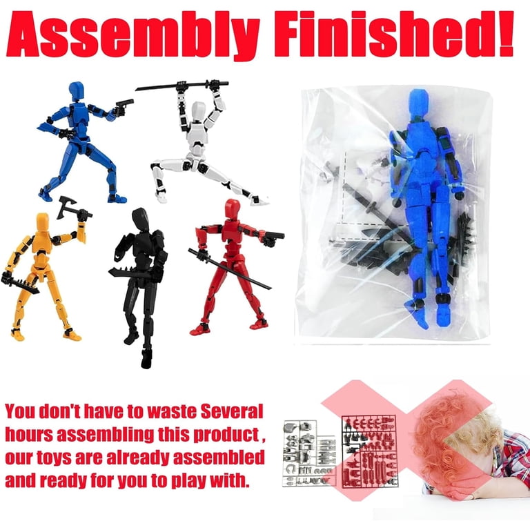10AGIRL T13 Action Figures Set, 8 Pack Fully Assembled, Flexible