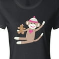 thumbnail image 4 of Inktastic Sock Monkey Gingerbread Women's T-Shirt, 4 of 5