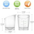 thumbnail image 2 of Maymom Baby Feeding cup; Graduated Cup for Dosing Medicine; 1 oz (4ct), 2 of 8