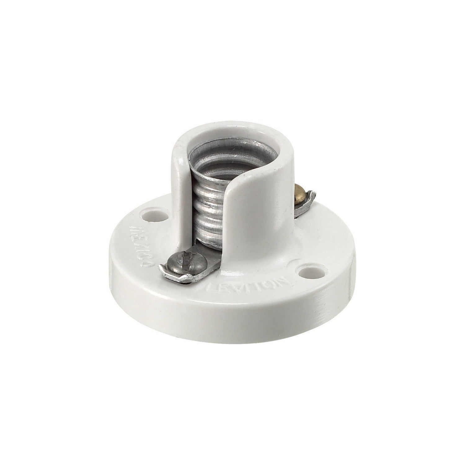 Leviton Lampholder 75 watt 125 volt Candelabra White