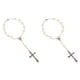 thumbnail image 2 of Pulsera De Cuentas De Cruzado, Brazalete Religioso Para Hombres, Mujeres, Bodas, Color, 2 of 6