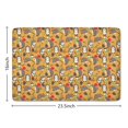 thumbnail image 5 of Cute Hedgehog Apple Mushroom Flannel Non Slip Door Rugs,Washable Door Mats Indoor,Decorative Door Mats,Dirt-Resistant and Absorbent Doormat for Entrance,Bedroom,Kitchen,Bathroom,23.5x16in(60x40cm), 5 of 5