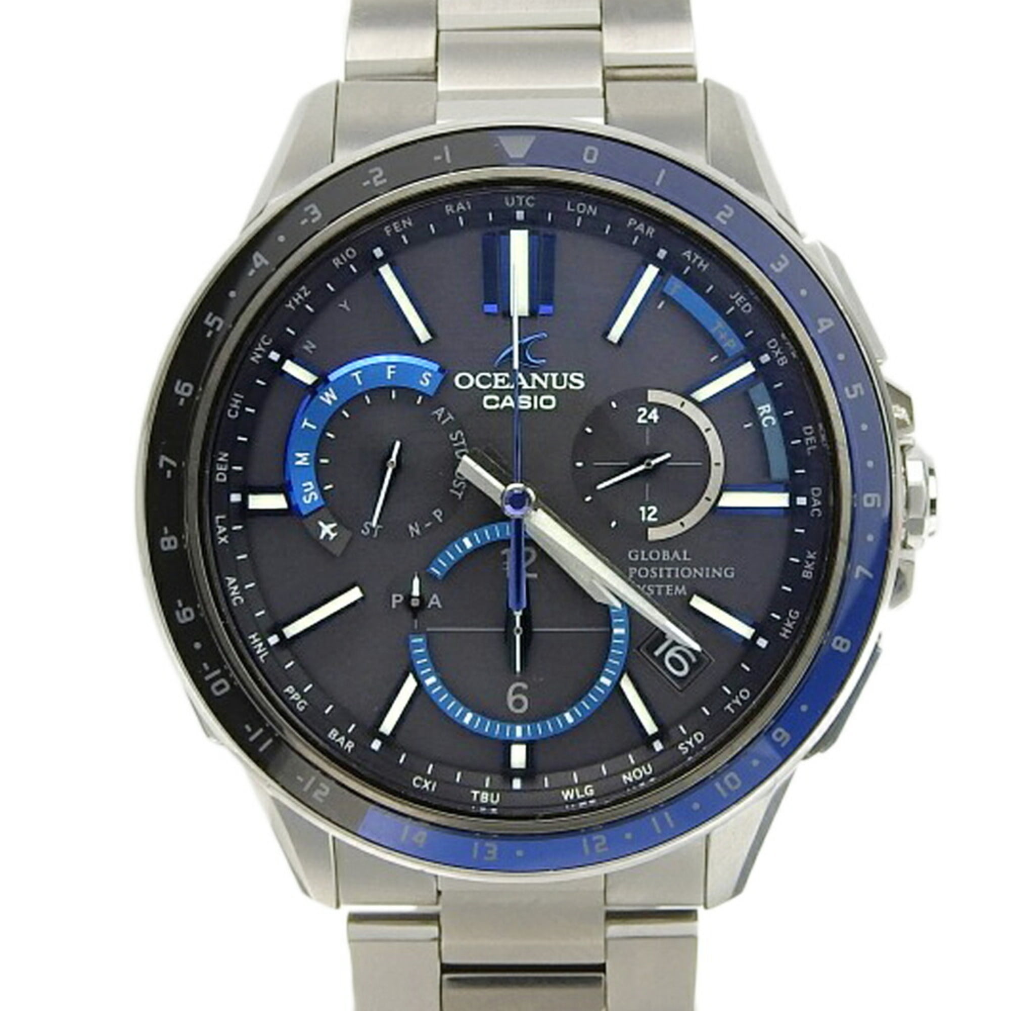 aflevere nudler Et bestemt Authenticated Used Casio CASIO Oceanus men's solar radio watch chronograph  OCW G1100 - Walmart.com