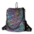thumbnail image 1 of Bolsos luminosos geométricos Bolsos Bolso bandolera holográfico con estilo en nuestro bolso tipo cubo de diseño exclusivo, 1 of 5