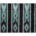 thumbnail image 4 of oneOone Polyester Lycra Dusty Teal Green Fabric Stripe & Ikat Ethnic Diy Clothing Quilting Fabric Print Fabric By Yard 56 Inch Wide, 4 of 4