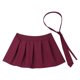 thumbnail image 4 of Disfraz de Cosplay Sexy para colegialas, vestido elegante, traje de juego de rol para estudiantes, minifalda plisada a cuadros con cremallera y corbata, 4 of 5