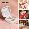 thumbnail image 5 of Mother's Day Pakistan Portable Jewelry Box with Flexible Grid Storage | Stylish & Compact | Ideal for Rings, Earrings & Bracelets, 5 of 6