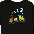thumbnail image 4 of Inktastic Third Birthday Party Train Boys or Girls Long Sleeve Toddler T-Shirt, 4 of 5
