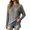 Gray, variant on Womens Cold Shoulder Sweaters Crew Neck Cable Knit Long Sleeve Loose Oversized Casual Fall Winter Pullover Tops, Gray 3XL