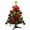 A, variant on Christmas Decorations, 2FT Lights Artificial Christmas Tree Mini Tabletop Xmas Tree with Flocked Pine Needles, Balls, Bows Decoration for Indoor, Home, Office, and Xmas Party Decor