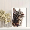 thumbnail image 2 of Qisvanset 12x16 Inch Majestic Cat Portrait Canvas Painting Wall Art, 2 of 5