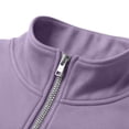 thumbnail image 5 of Full Zip Sports Men's Jacket Solid Color Stand Collar Long Sleeve T-Shirt Casual Outerwear Lightweight Loose Fit Top For Daily Activities, 5 of 6