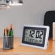 thumbnail image 2 of Reloj de Pared Del Despertador de Digitaces LCD Calendario Temperatura Exhibición Fecha Del Tiempo Gloria Reloj con alarma digital LCD, 2 of 9
