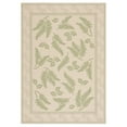 thumbnail image 5 of SAFAVIEH Courtyard Euler Floral Indoor/Outdoor Area Rug, Natural/Olive, 5'3" x 7'7", 5 of 10