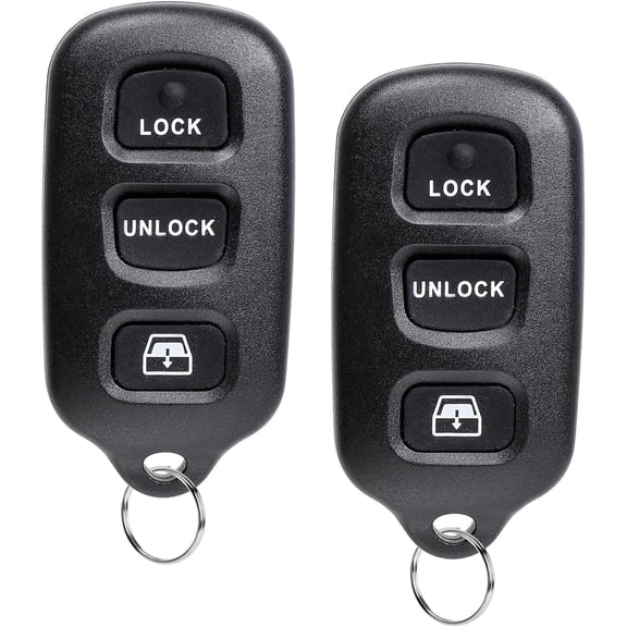 Key Fob Replacement for Toyota 4Runner 1999 2000 2001 2002 2003 2004 2005 2006 2007 2008 2009, Toyota Sequoia 01-08, Keyless Entry Remote Control Car Keys, HYQ12BAN, HYQ12BBX, HYQ1512Y, 2-Pack