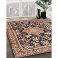thumbnail image 3 of Ahgly Company Machine Washable Indoor Rectangle Traditional Sepia Brown Area Rugs, 4' x 6', 3 of 7