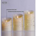 thumbnail image 3 of Led Flameless Candle With Embedded Light Chain, 3-part Led Candle, 3 of 3