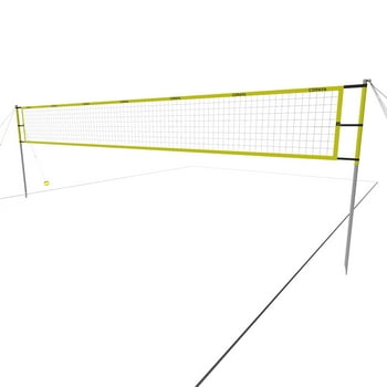 Decathlon Copaya BV900, Portable Beach Volleyball Recreational Set, Adjustable Heights, Quick setup, Yellow