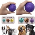 thumbnail image 2 of Juego de 6 bolas de rompecabezas para perros, caucho natural no tóxico, 2 of 5