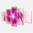 thumbnail image 2 of Réaction Nucléaire Fractale Violette - Toile Florale Art Print, 2 of 3