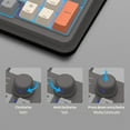 thumbnail image 4 of Teclado Para Portátil, Sensación Mecánica, Teclado De Computadora Con Cable De Alta Durabilidad, Compacto Para Computadora De Escritorio, 4 of 7