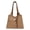 Brown, variant on NCY Women's Hobos Tote Bag for Women Large Striped Weaving Purse Shoulder Handbag with Zipper Pocket Travel Handbag for Summer Be