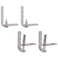 thumbnail image 2 of 2 pack 304 Stainless Steel Swinging Hardware Saloon Door Hinges,S, 2 of 5
