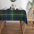 thumbnail image 2 of Rectangle Table Cloth, Clan Stewart Hunting Tartan Green and Blue Plaid Resistant Washable Tablecloth Decorative Table Cover for Dining, Indoor and Outdoor, 2 of 6